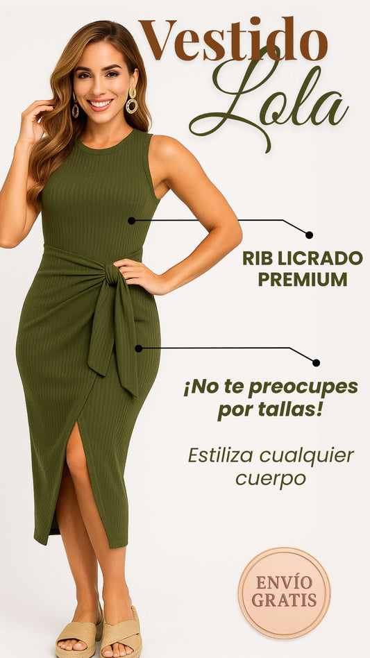 Vestido Lola Premium - Envío GRATIS 🤎