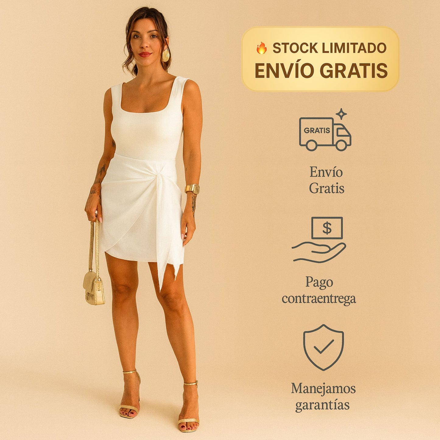 Falda Olivia Premium - Envío GRATIS 👇🏻👇🏻