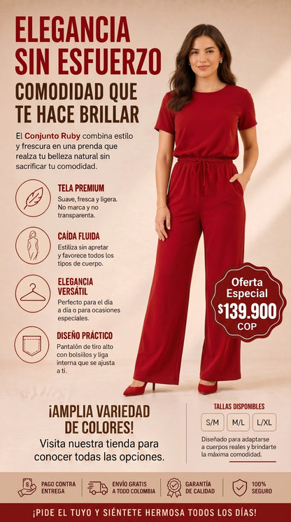 Conjunto Ruby: Diseñado para cuerpos y tallas reales